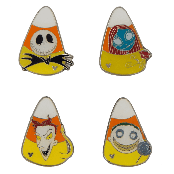 Set De 4 Pines Disney Candy Corn Pesadilla Antes De Navidad