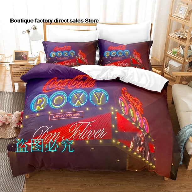 Hot Don Toliver Bedding Set Single Twin Full Queen King Size Bed Set Adult Kid Bedroom Duvetcover Sets parure de lit BedBed Sheets