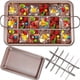 thumbnail image 1 of 1pc, Brownie Cake Pan With Dividers (12.2''x7.87''), Stainless Steel Loaf Pan, Non-Stick Square Muffin Pan, Blondie Bakeware, Baking Tools, For Oven, Kitchen Gadgets, Kitchen Accessories, Home Kitche, 1 of 4