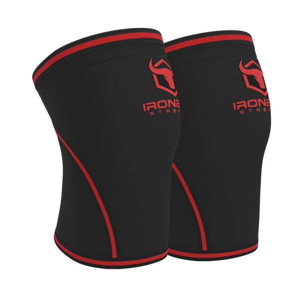 Rodilleras Iron Bull Strength de neopreno de 7 mm para hombres y mujeres