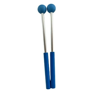 Genérico - 2 Baquetas De Percusión De 8,6 ""Varilla De Aluminio Para Yoga Glockenspiel Xilófono Azul