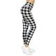 thumbnail image 3 of Leggings de Punto con Estampado Tie Dye, Forrados con Banda Estilo Yoga de 5 Pulgadas de Largo y Cintura Alta, 3 of 5