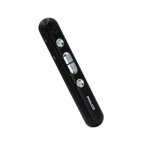 Philco - Puntero Laser Presentador Inalambrico Usb Recargable Negro