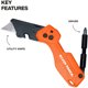 thumbnail image 2 of Cuchillo plegable Klein Tools 44304 de 2,5 cm, 2 of 3