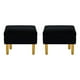 thumbnail image 1 of Set Pouf Sky 1c Felpa 01 Negro, 1 of 4