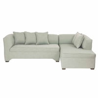 Muebles Altiro - Seccional Sinar Derecho - Tela Lino Sidelli Verde Agua