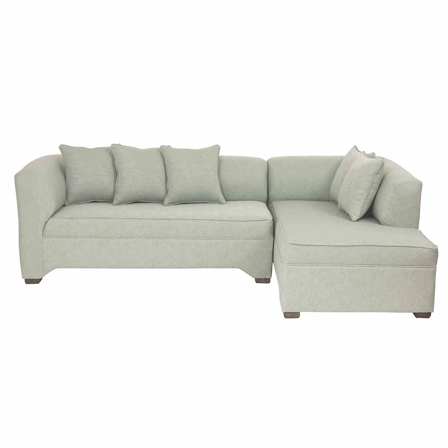 Muebles Altiro - Seccional Sinar Derecho - Tela Lino Sidelli Verde Agua