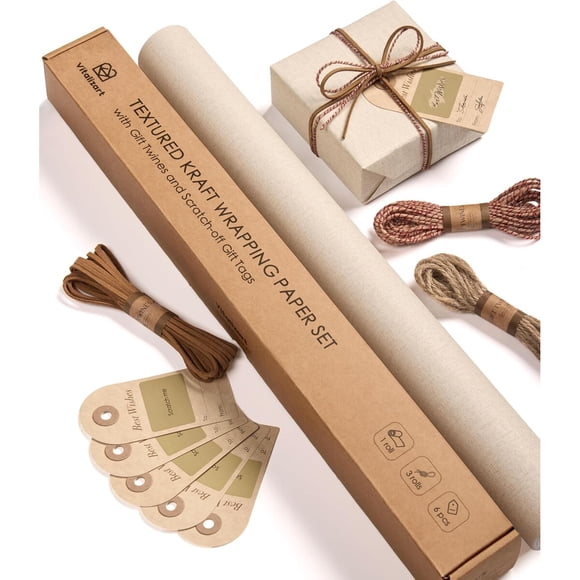 Papel Kraft Texturado Vitalizart 43 cm 120 gsm Kit