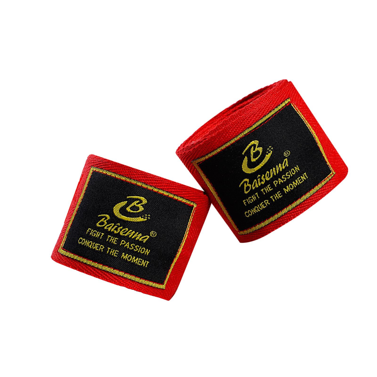 Magideal - 2 Vendas De Boxeo Para Entrenamiento De 300 Cm, Para Guantes De Boxeo Y Artes Marciales. Rojo