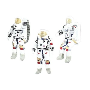 Genérico - Figuras De Astronauta A Escala 1/64, 3 Uds., Para Decoración De Casa De Muñecas En Miniatura