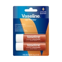 Terapia Labial Vaseline Manteca De Cacao Pack Doble 4.8G