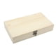 thumbnail image 4 of Caja De Madera Natural Con Tapa Abatible Cierre Frontal Caja De Recuerdo Caja De Madera Lisa L, 4 of 5