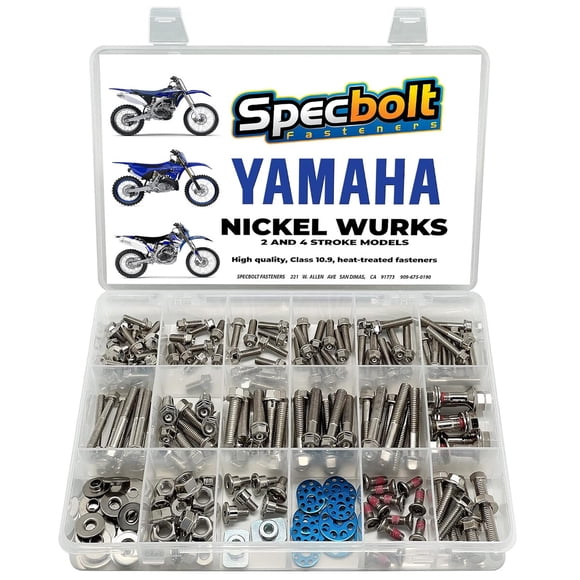Tornillos Specbolt Nickel Wurks Yamaha YZ YZF 200 piezas