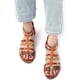 thumbnail image 3 of Sandalias Planas Para Mujer, Sandalias De Verano, Sandalias De Gladiador, Sandalias De Vestir, Pantuflas De Tobillo, Tiras Tejidas, Chanclas, Zapatos De Playa Bohemios, 3 of 7