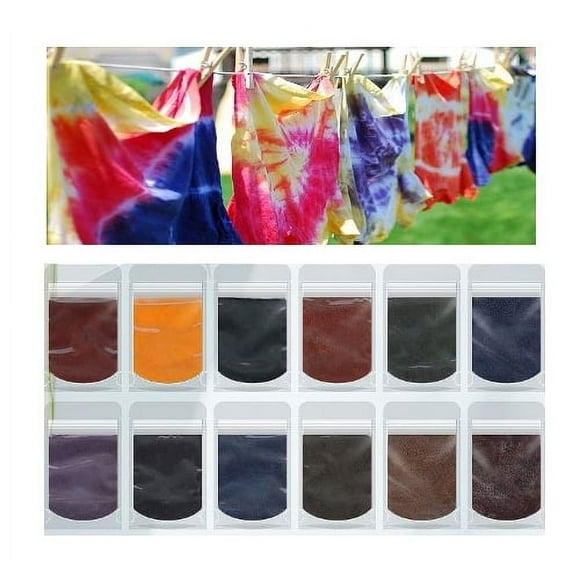 Anilinas Tie Dye 12 Colores 10gr Cu. Teñido Colores Vivos