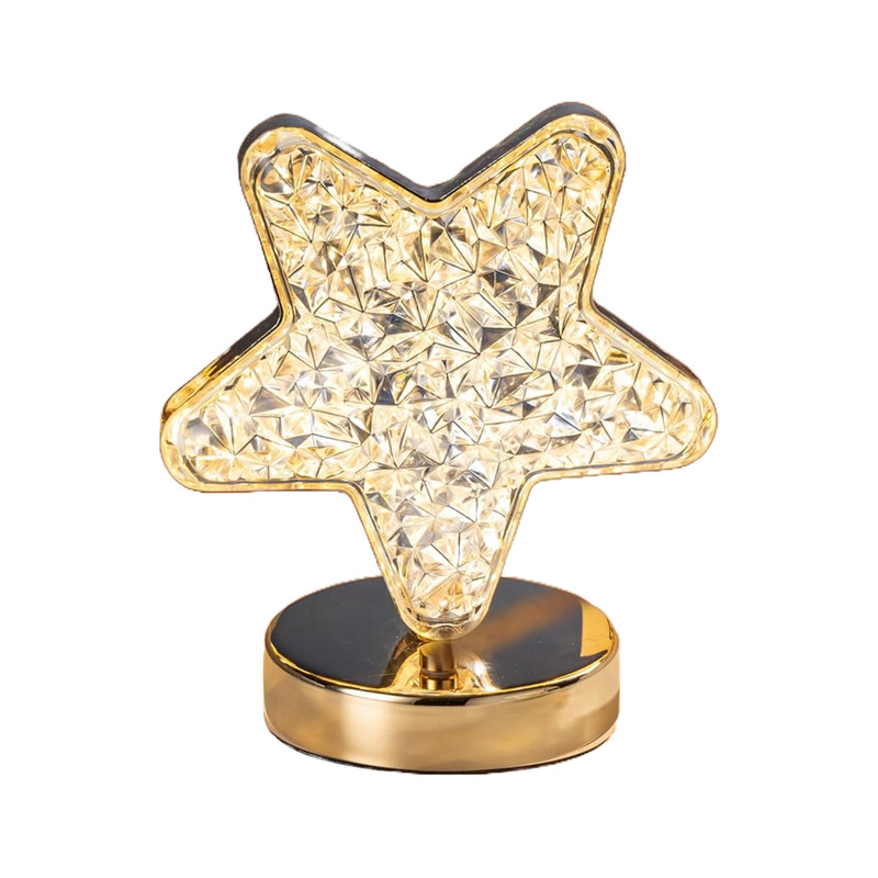 Genérico - Lampara Mesa Estrella Led Romantica Domitorio Moderna Lau