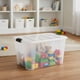 thumbnail image 5 of Caja Plastica Transparente 90 Lts C/Ruedas Mod TG51139, 5 of 7