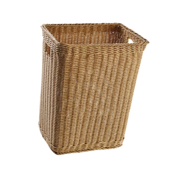 Cesta de almacenamiento para el hogar, organizador de lavandería, cubo de basura multifuncional portátil, cesta de organización tejida para cocina, do
