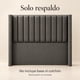 thumbnail image 5 of Respaldo Cama 2 Plaza Lineal Moderno Lino Premium Color Gris, 5 of 7