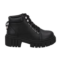 Botin Casual Mujer Negro Plataforma Cleo Detogni
