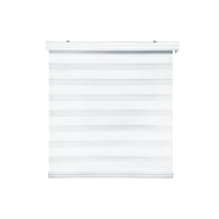 Genérico - Cortina Roller Duo Zebra Blanco