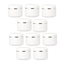 Ioensy - Juego De 10 Tarros Recargables Envases Cosméticos Vacíos Botella 200 G 6,4X7,8 Cm