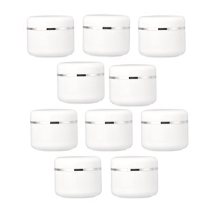 Ioensy - Juego De 10 Tarros Recargables Envases Cosméticos Vacíos Botella 200 G 6,4X7,8 Cm