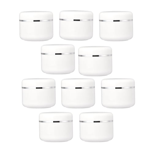 Ioensy - Juego De 10 Tarros Recargables Envases Cosméticos Vacíos Botella 200 G 6,4X7,8 Cm