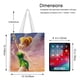 thumbnail image 5 of Tinkerbell / Tinker Bell Bolso de tela con estampado de lienzo para mujer, bolsa de compras reutilizable y estética, con cremallera interior, regalo para mujer, 35 × 40 cm., 5 of 6