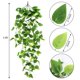 thumbnail image 2 of Plantas colgantes falsas CEWOR, vid de hiedra falsa, 1,1 m, para decoración, 2 of 6
