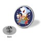 thumbnail image 3 of Jabberjaw-Theme Round Button Badge: Premium Metal Construction, Ideal for High-End Events 2.8 cm, 3 of 6
