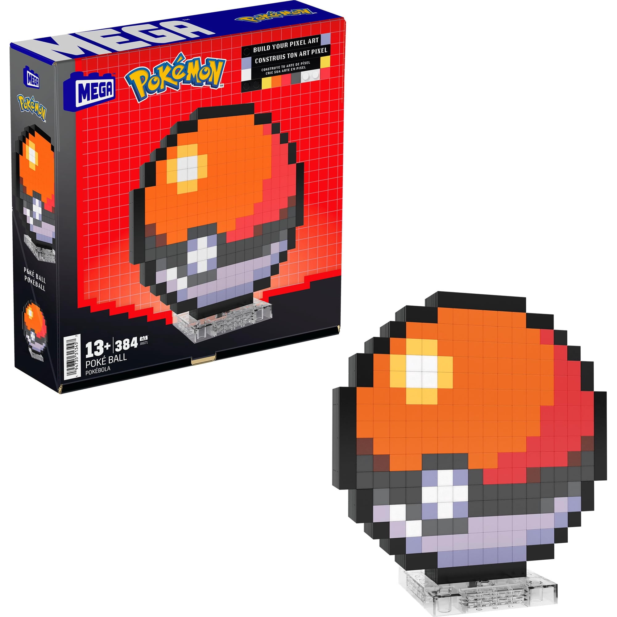 Mega Brands - Juguete De Construcción De Figuras De Acción Mega Pokémon Con 381 Piezas