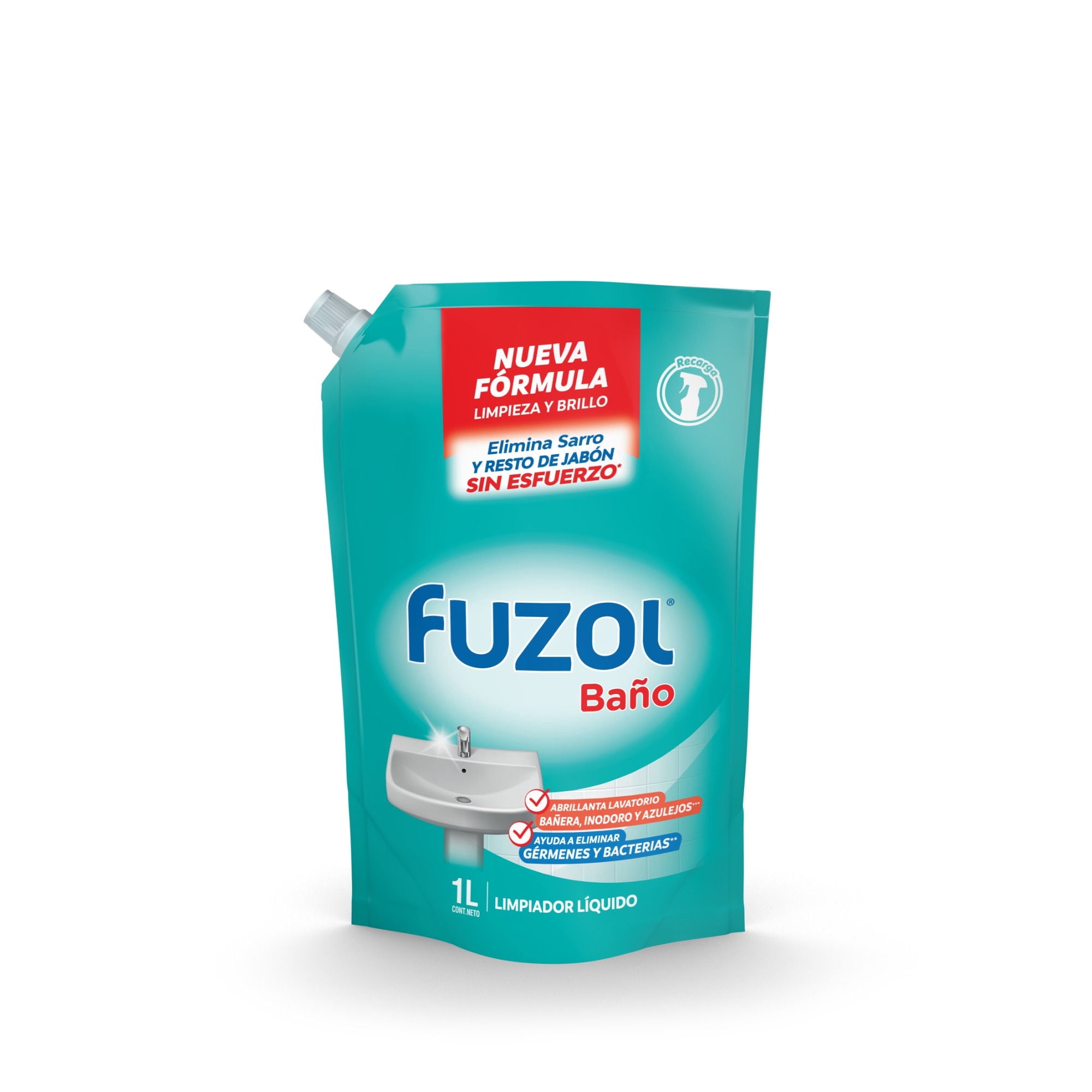 Limpiador Baño Líquido Ultra Power Doypack 1 L Fuzol