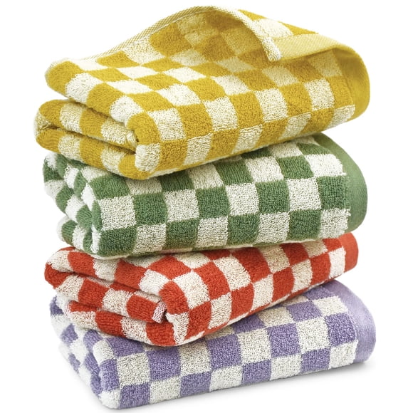 Toallas De Mano 100% Algodón Paquete De 4 Unidades Para Baño