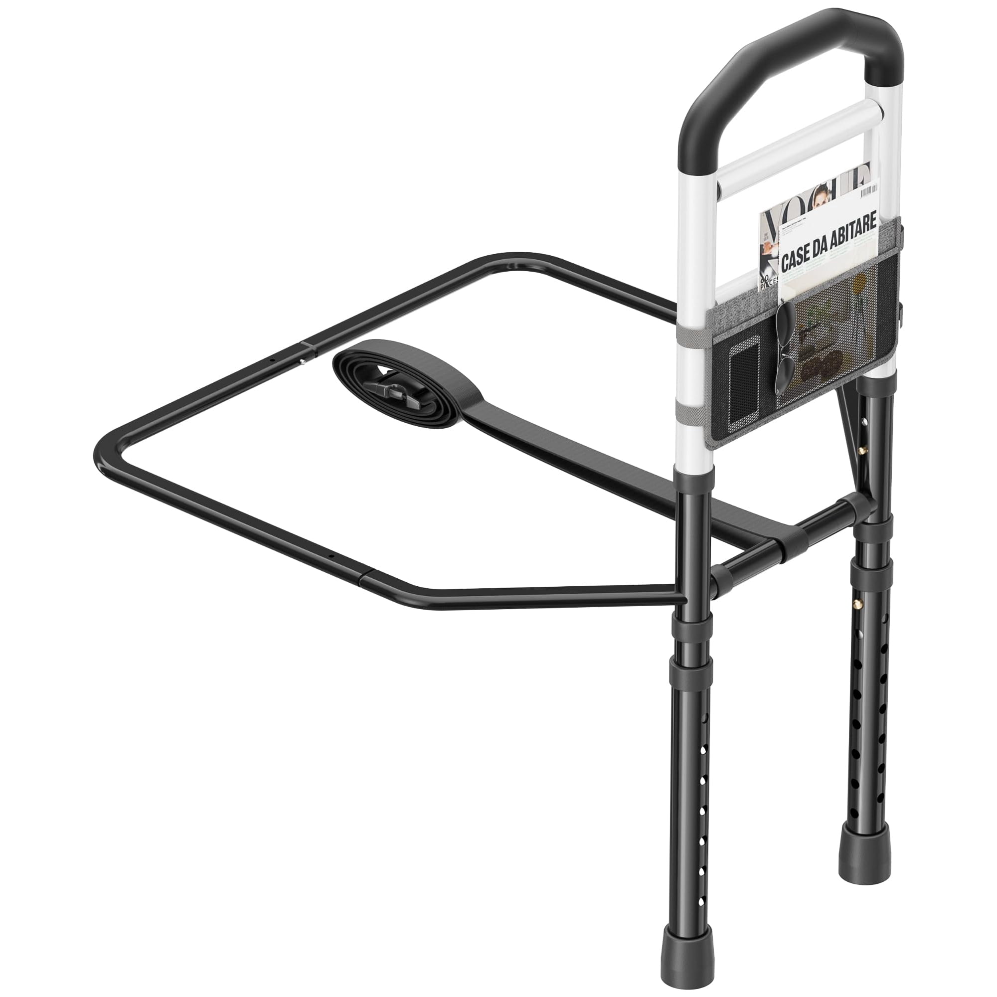 Baranda De Cama Homland Ajustable De Seguridad Y Soporte 159 Kg, Negra
