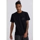 thumbnail image 1 of Polera Hombre Bolsillo Contraste Negro, 1 of 4
