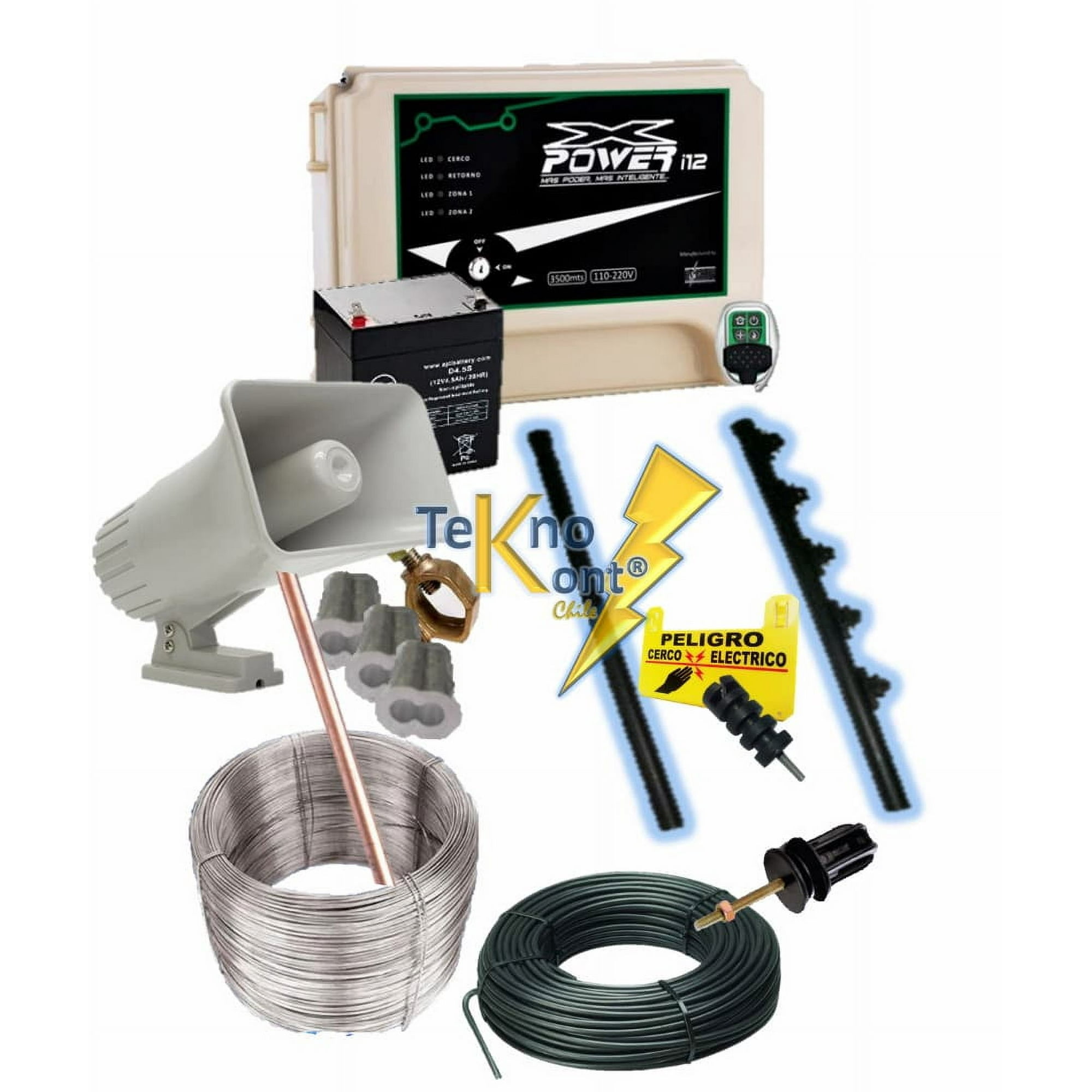 Kit 50 Metros Cerco Eléctrico Hagroy I12