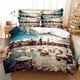 thumbnail image 1 of x1408 Bed SheetsWhite Swan Digital Bedding Sets Home Bedclothes Super Cover Pillowcase Comforter Textiles Bedding Set bed cover set 3-Piece Bedding Set (1 Duvet Cover + 2 Pillow Shams) nj1408, 1 of 5