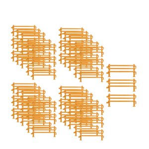 Magideal - Juego De Valla De Granja En Miniatura De 60 Piezas, Decoración De Diseño, Juego De Rol De Simulación, Valla De Corral Para Caballos Para Paisajes, De