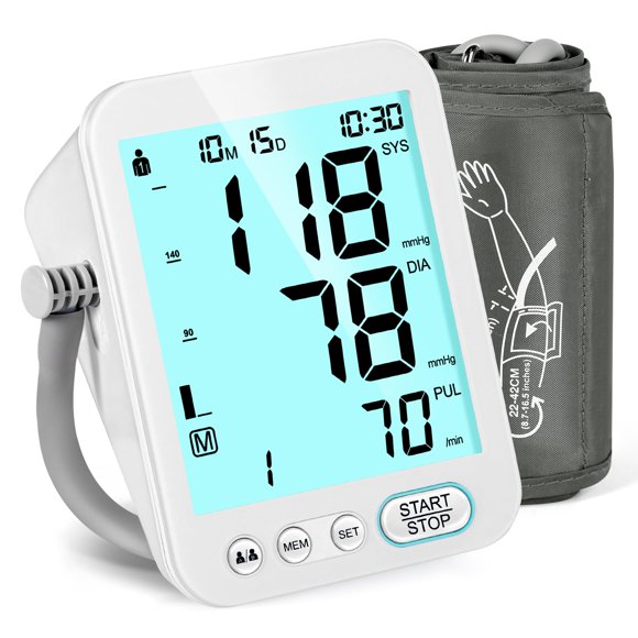 Monitor de Presión Arterial Ametmed Preciso para Uso Doméstico - Blanco