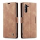 thumbnail image 1 of 1pc Flip Case For Samsung Galaxy S23 S22 Ultra Note 10 Note 20 Ultra Retro Magnetic Card Artificial Leather Wallet, 1 of 3