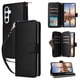 thumbnail image 1 of Funda Cartera con Cremallera y Correa para Samsung Galaxy A35 5G Soporte y Tarjetero Negro, 1 of 6