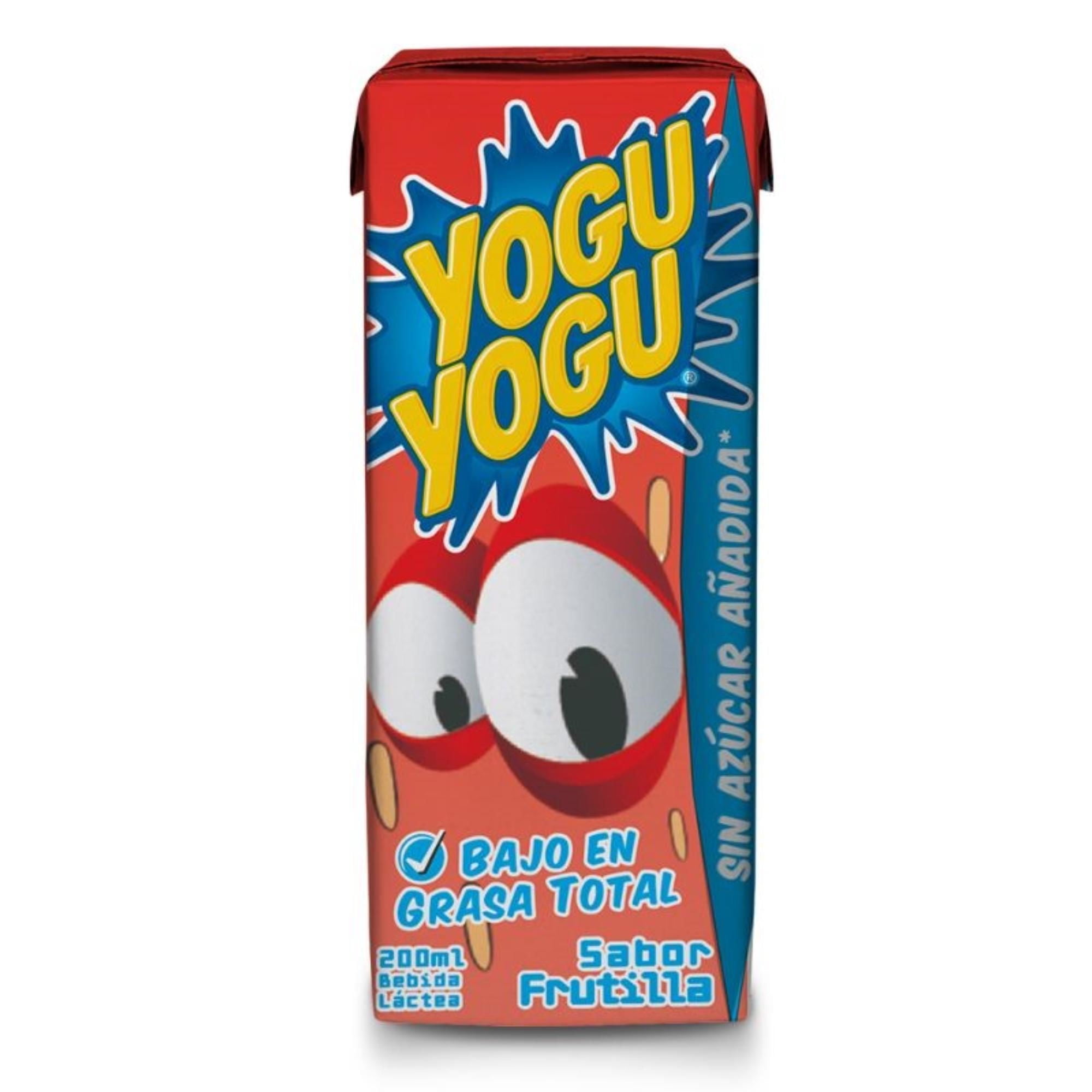 Bebida Leche Láctea Yogu Yogu Frutilla Caja