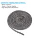 thumbnail image 4 of Uxcell 1/4"x 86" Junta de Estufa de Madera, Cuerda de Sellado de Resistencia a Alta Temperatura de Tipo Redondo de Fibra de Vidrio con Grafito, Negro, 4 of 6