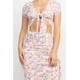 thumbnail image 3 of Conjunto de Top Floral con Nudo Frontal y Falda Larga Fruncida Rosa Lavanda L, 3 of 5
