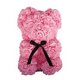 thumbnail image 2 of Oso De Rosas Rosadas Con Caja Transparente Y Cinta, 2 of 5