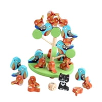 Magideal - Juguete De Equilibrio Para Aprendizaje Temprano, Juguete Educativo Mecedor, Bloques De Construcción, Apilador, Versátil, Colores Brillantes, Juego De