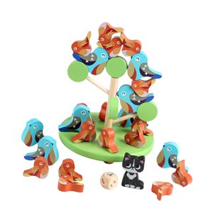 Magideal - Juguete De Equilibrio Para Aprendizaje Temprano, Juguete Educativo Mecedor, Bloques De Construcción, Apilador, Versátil, Colores Brillantes, Juego De