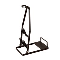 Magideal - Soporte De Vacío Estante De Metal Soporte Organizador Portátil Soporte Resistente Estante De Almacenamiento Para Balcón Sala De Estar Baño Hogar Negro