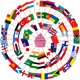 thumbnail image 1 of AhfuLife 100pcs Country Flag Toothpicks Mini International Flags, 1 of 3